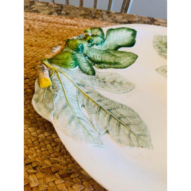 Italian Vintage Italian Ceramic Platter For Sale - Image 3 of 9