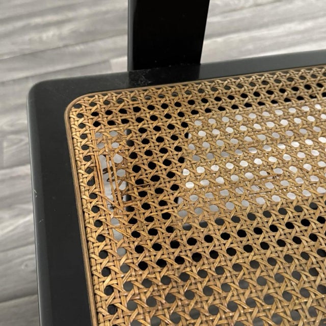 High-Backed Chairs in Lacquered Vienna Straw, 1970s, Set of 2 For Sale - Image 11 of 13