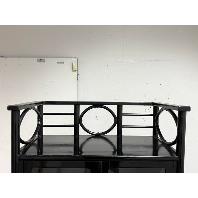 Wood Josef Hoffmann Beechwood Vitrine, Circa 1905 For Sale - Image 7 of 12