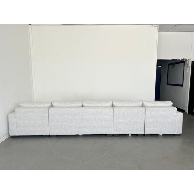 Mitchell Gold + Bob Williams Mitchell Gold + Bob Williams Carson Double Chaise Sectional For Sale - Image 4 of 9