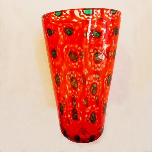 Transparent Glass Vase by 17 Patterns for Ercole Barovier, 1960s For Sale - Image 12 of 12