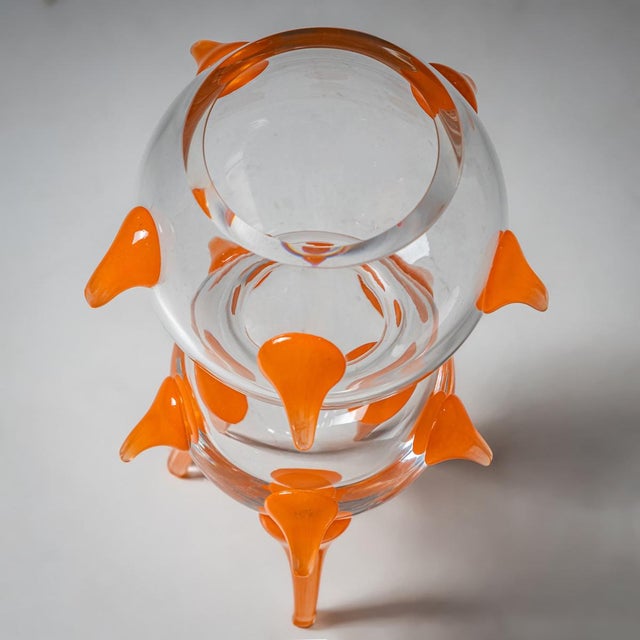 Bag Series Sculpture Vase in Glass by Barovier & Toso For Sale - Image 3 of 7