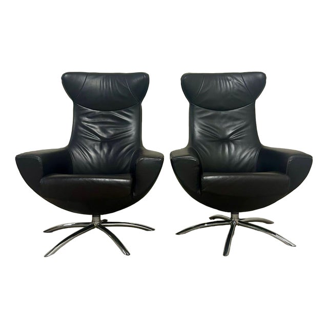Set of Vintage Baloo Chair and Ottoman by Hjellegjerde, 2010s For Sale