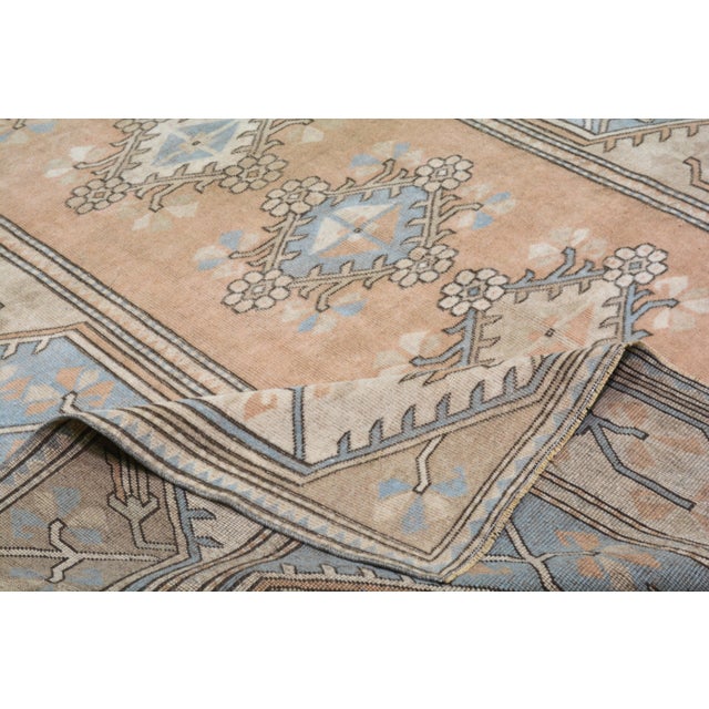 Vintage Turkish Anatolian Hand Knotted Wool Rug, 6'6"x9'5" For Sale In New York - Image 6 of 6