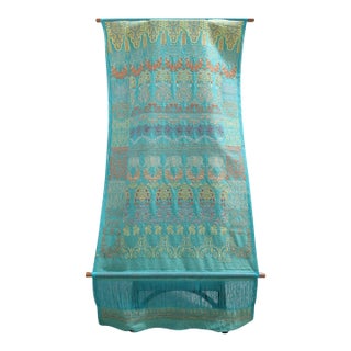 1980s Handloomed Silk and Cotten Wall Tapestry by Armando Sosa For Sale