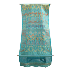 1980s Handloomed Silk and Cotten Wall Tapestry by Armando Sosa