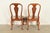 Baker Furniture Queen Anne Carved Walnut Dining Chairs, Set of Four For Sale - Image 11 of 13
