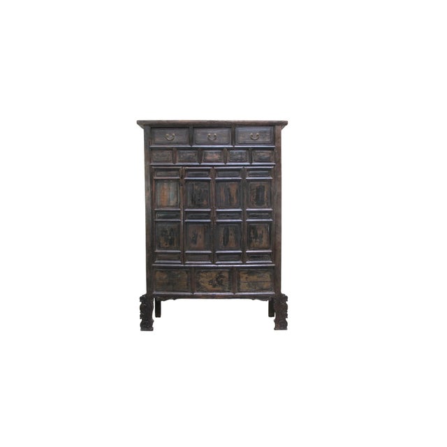 Imperial 16th Century Elm Display Cabinet For Sale - Image 4 of 18