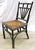 1950s Burnt Bamboo Cane Seat Dining Chairs- Set of 4 For Sale - Image 14 of 18