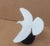 Vintage - Pair of John Perry Seagulls in Flight Figurines - Black Base - White Matte Pellucida For Sale - Image 13 of 15