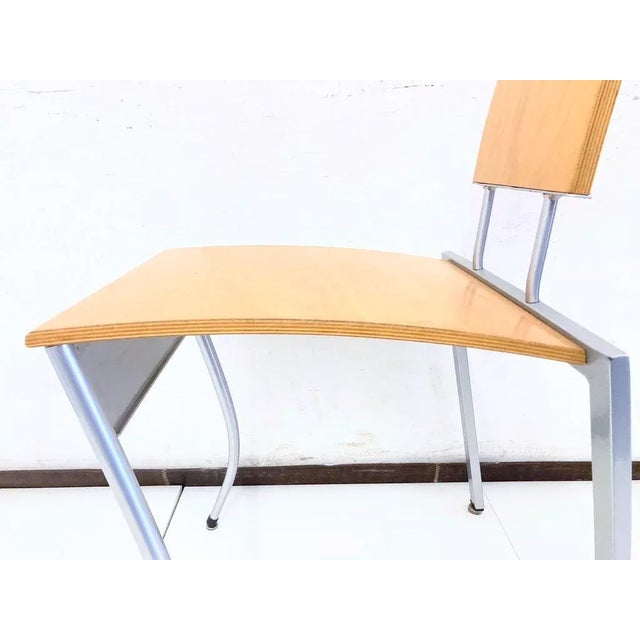 Brown Vintage Stacking Chairs by KFF, 1980s, Set of 4 For Sale - Image 8 of 16