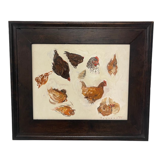 Hen Sketches by Rachel Personett For Sale