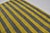 Yellow Oushak Neutral Vintage Stripe Kilim Rug For Sale - Image 8 of 9