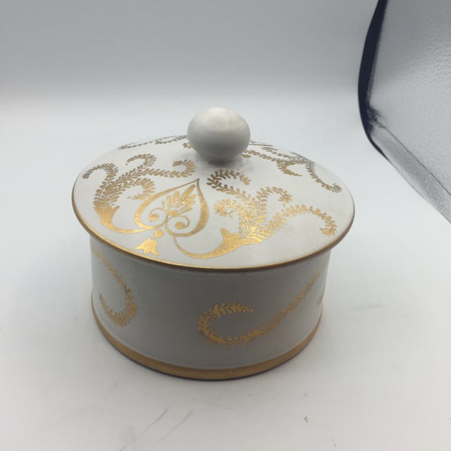 Gilded Bowl With Lid For Sale - Image 11 of 11