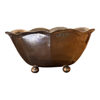 Vintage Arte Italica Scalloped Bowl For Sale