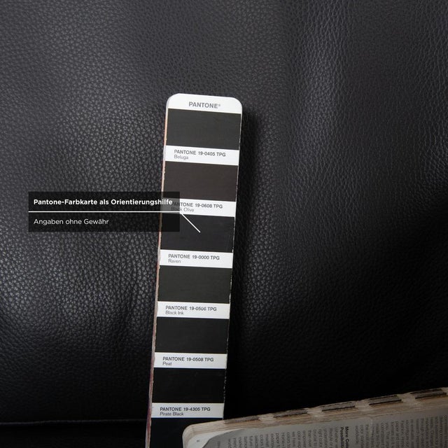Black Leather 1200 Armchair from Rolf Benz For Sale - Image 9 of 15