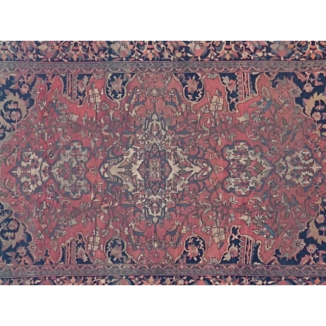 Persian 1900s Vintage Sarouk Ferahan Rug For Sale - Image 3 of 6