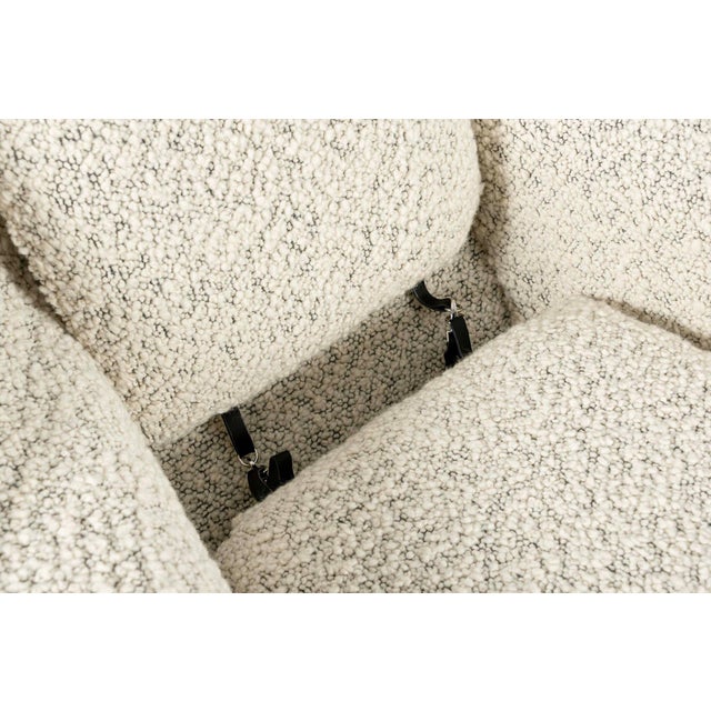 Early Restored Mid Century Ivory Wool Womb Chair by Saarinen for Knoll, Multiples/Custom Avail For Sale - Image 14 of 18