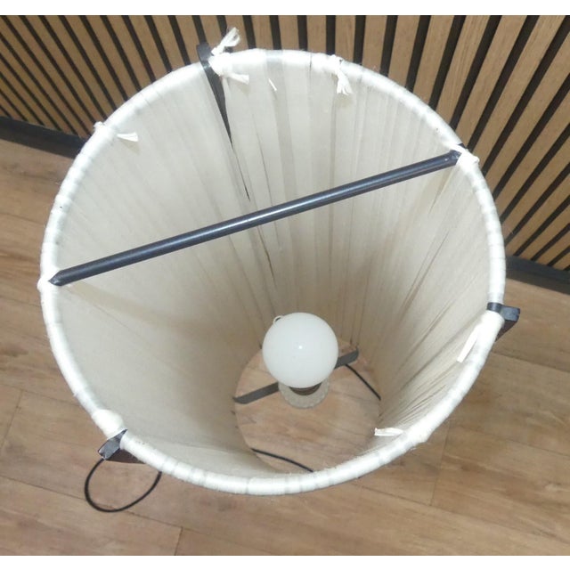 Tripod Rocket Floor Lamp in Black Metal from Hesse, 1960s For Sale - Image 12 of 15