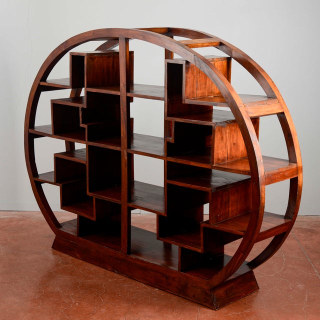 Vintage Oriental Style Bookcase For Sale - Image 15 of 18