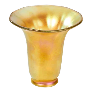 Mid 20th Century Tiffany Style Trumpet or Tulip Glass Lamp Shade