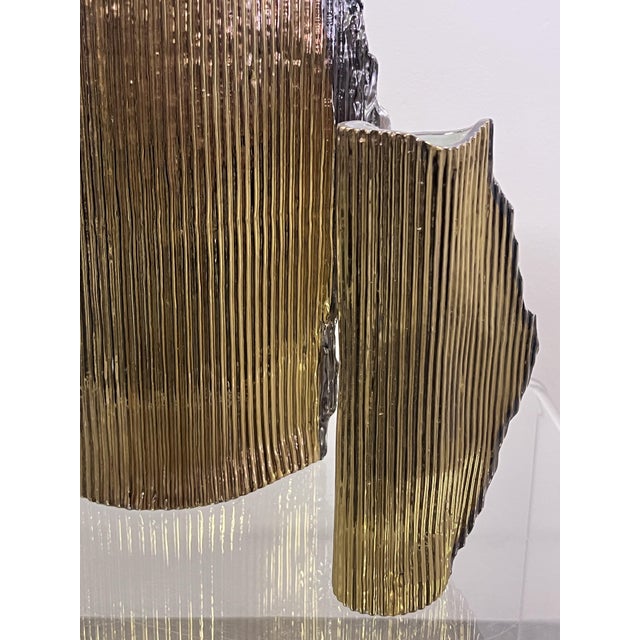 the small vase measures diameter 7.5 x H 24 This piece has an attribution mark, I am sure that it is completely authentic...