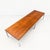 Brown Vintage Florence Knoll Style Walnut & Chrome Bench by g.m. Proctor & Sons For Sale - Image 8 of 12