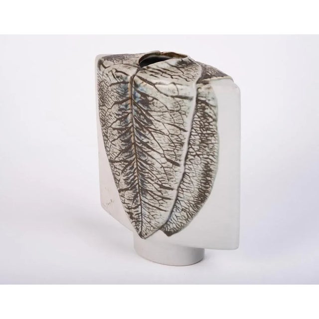 Rosenthal Studio Line unique and rare modernist sculptural vessel vase from the 1980s. The vase is from the Siva series....