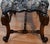 Black 1900s Antique French Louis XV Carved Walnut Bench / New Upholstery For Sale - Image 8 of 14