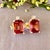 Natural Tourmaline Diamond Earrings 14k Gold 2.13 TCW Certified For Sale - Image 4 of 18
