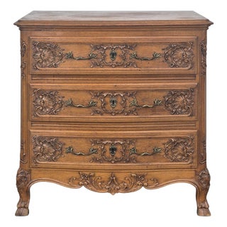 Louis XIV Style Liège Commode in Oak For Sale