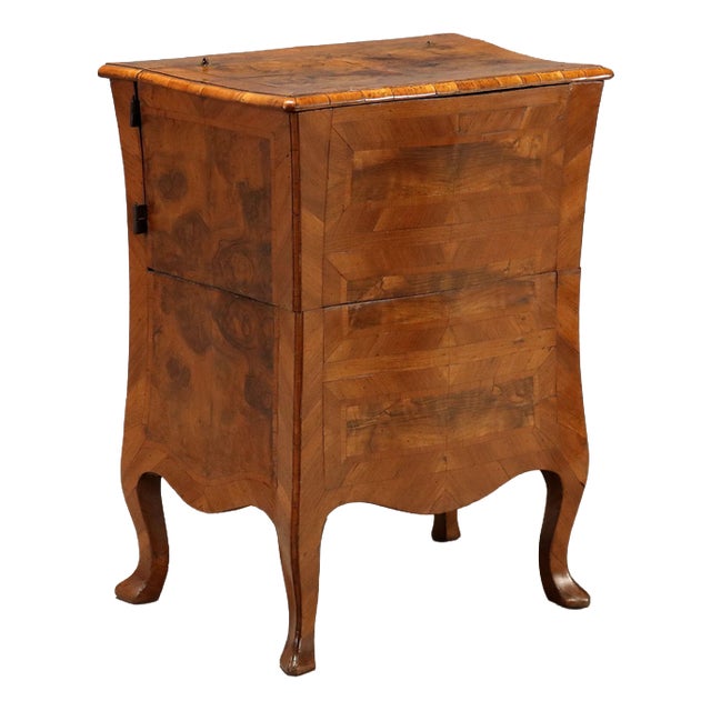 Barocchetto Cabinet in Walnut with Burl Inlays For Sale