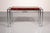 Chrome and Wood Console Table from Aldo Tura, 1970s For Sale - Image 6 of 10
