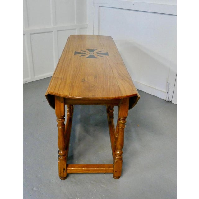 Large French Gate Leg Dining Table, 1930s For Sale - Image 12 of 16