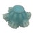 Vintage Blue Opalescent Glass Ruffled Bowl by Fenton For Sale - Image 10 of 12