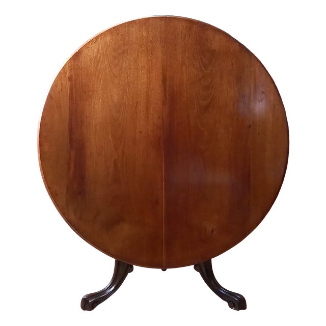 English Tilt-Top Coffee Table, 1840 For Sale