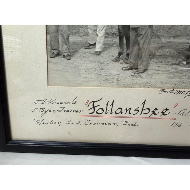 Vintage 49 Original Bert Morgan Follansbee Empire Horse Racing Jockey Photograph For Sale - Image 10 of 11