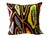 Ikat Silk Lumbar Cushion Cover with Tribal Design, 2000s For Sale - Image 6 of 11