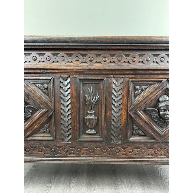 Antique 19th Century Neo-Renaissance Chest For Sale - Image 11 of 13