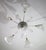 Amazing Art Decò Murano Glass Chandelier 5 Light, 1950 For Sale - Image 16 of 18