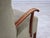 Danish Oak Highback Armchair with Velour Upholstery, 1960s For Sale - Image 14 of 18