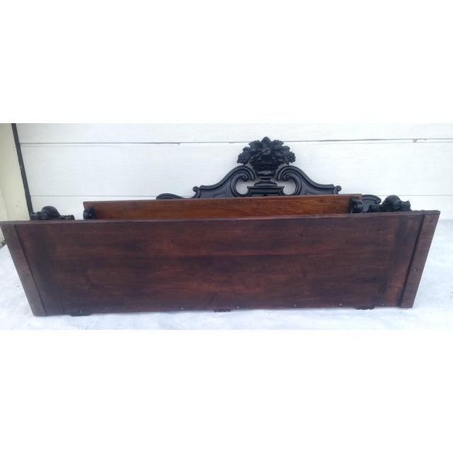 Wood 19th Century Neo-Renaissance Monumental Shelf for Hanging in Walnut For Sale - Image 7 of 18