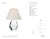 Thomas O'Brien by Visual Comfort Signature Anthenee 25" Table Lamp in Crystal with Linen Shade Designer: Thomas O'Brien...