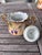Lefton Lefton China Heritage Brown Handpaiinted Fruit Tea Set For Sale - Image 4 of 5