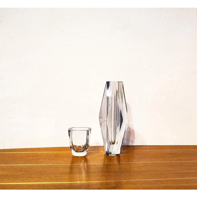Glass Vases by Asta Strömberg for Strömbergshytt, 1960s, Set of 2 For Sale - Image 10 of 16
