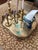 Stunning and large! This is a large engraved brass tray with handles and feet. Amazing piece for display or use. Signs of...