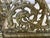 Brass Fine Antique Lions Head Brass Fireplace Fender With Acorn Finials For Sale - Image 8 of 14