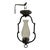 Vintage 1920s Semi-Flush Ceiling Fixture With Vintage Shade For Sale