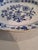 Blue Early 20th Century Blue Onion Platter For Sale - Image 8 of 16