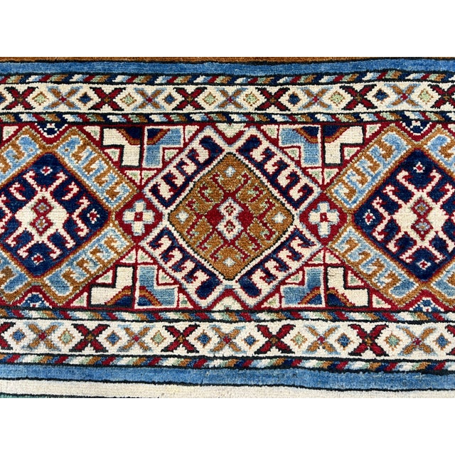 Multicolor Khorjin-Design Wool Runner Rug, 2'7" X 13'11" For Sale - Image 11 of 15